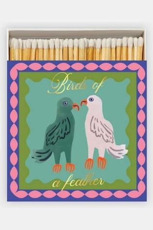 PADDYWAX Huis Accessoire Square Boxed Matches (125 Pcs) - Birds Of A Feathe No Color