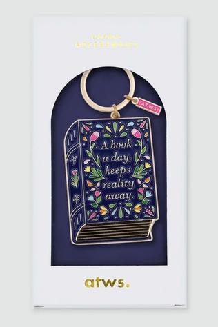 Accessoire De Maison Keychain A Book A Day