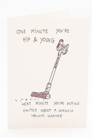 STUDIO FLASH Wenskaart F-B28 ‘Cordless Vacuum Cleaner’ Geen