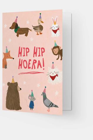 Carte De Voeux Tiny Party Hats