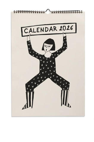 HELEN B Carnet De Notes Yearly Calendar 2026 Geen