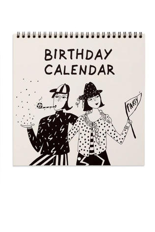 HELEN B Papierwaren Verjaardagskalender Party Lovers Geen