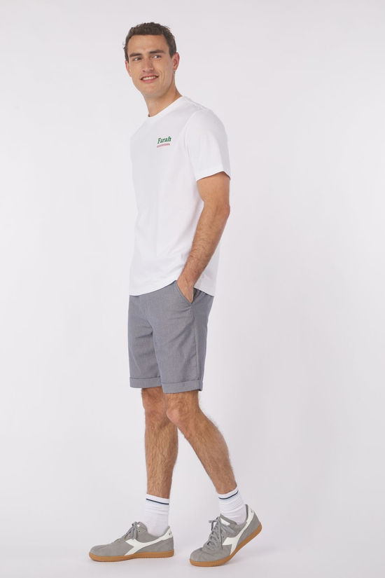 Farah T-Shirt Powis White Sp