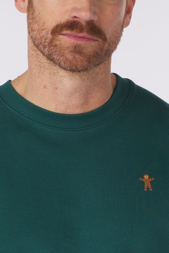STRØM Pull Gingerbread Men Glaced Green