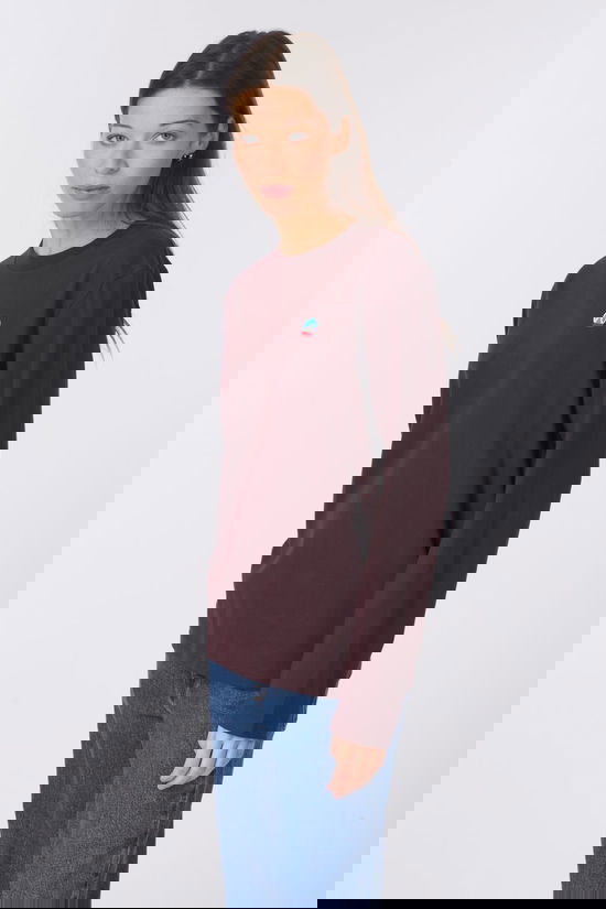 STRØM T-Shirt Snowglobe Mountains Red Brown