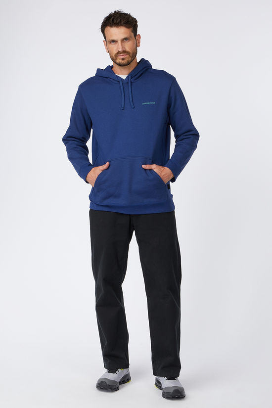 Patagonia Trui P-6 Logo Uprisal Hoodie Clement Blue