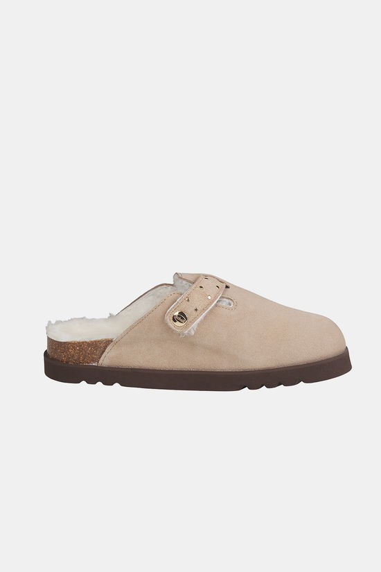 Scholl Slippers Benny Dark Beige