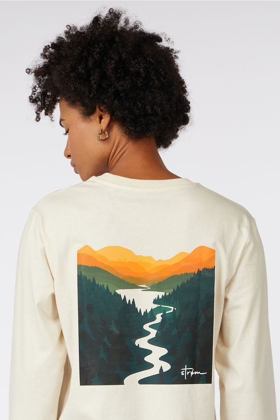 STRØM T-Shirt River Natural Cotton