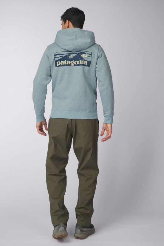 Patagonia Trui P-6 Logo Uprisal Hoodie Blue Sage