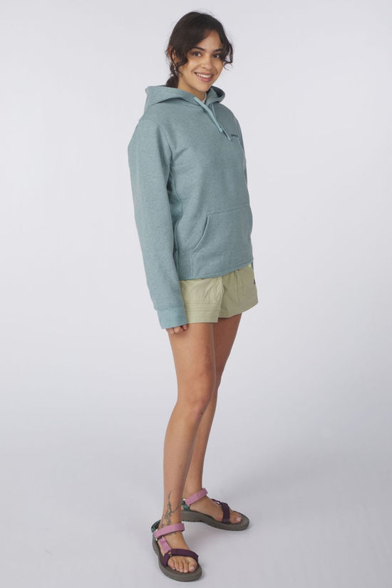 Patagonia Trui P-6 Logo Uprisal Hoodie Blue Sage