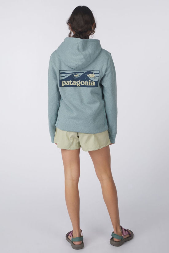 Patagonia Trui P-6 Logo Uprisal Hoodie Blue Sage