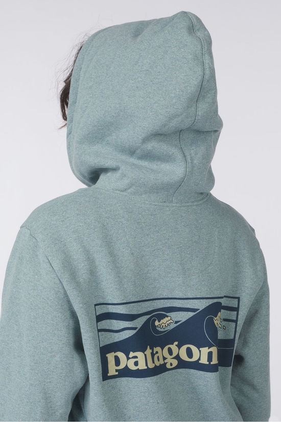 Patagonia Trui P-6 Logo Uprisal Hoodie Blue Sage