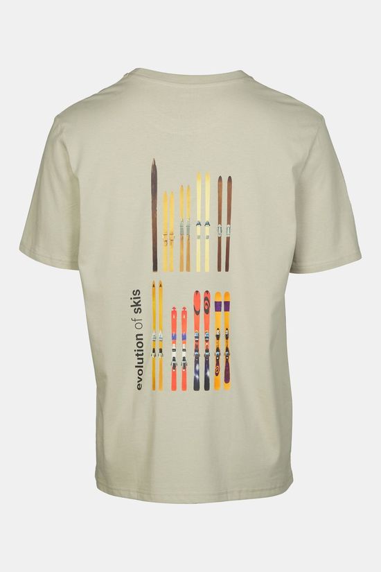 STRØM T-Shirt Skis Stone