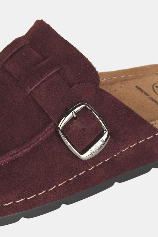 Scholl Slippers Bora Moccasin Cherry