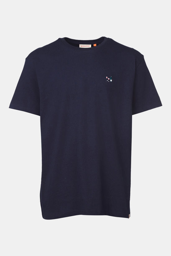 Revolution T-Shirt 1433 Dat Navy-Melange