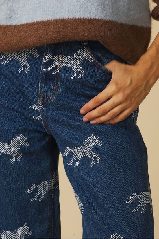 The Tiny Big Sister Jeans Horses U34