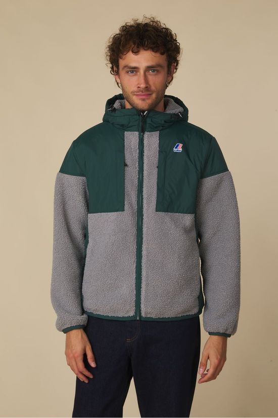 K-Way Jas Samson 4.0 Orsetto Green Dk Jungle - Grey Fros