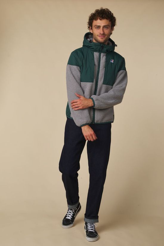 K-Way Jas Samson 4.0 Orsetto Green Dk Jungle - Grey Fros