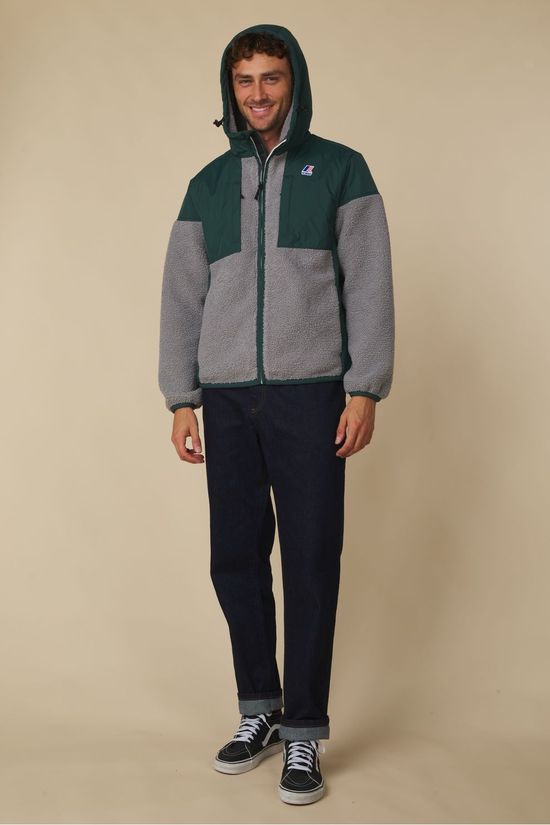 K-Way Jas Samson 4.0 Orsetto Green Dk Jungle - Grey Fros