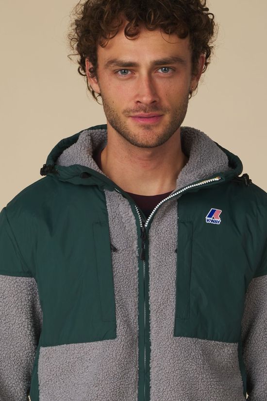 K-Way Jas Samson 4.0 Orsetto Green Dk Jungle - Grey Fros