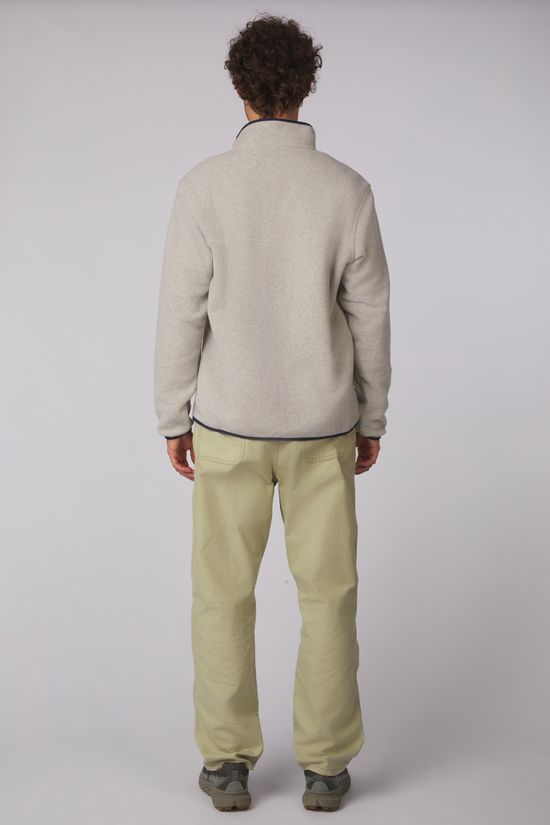 Patagonia Polaire Lw Synch Snap-T P/O Oatmeal Heather W/New Navy