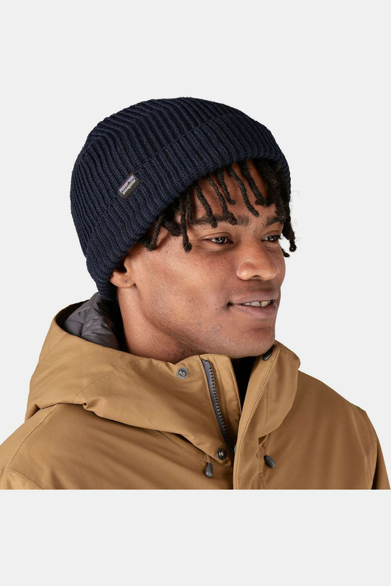 Patagonia Fisherman'S Rolled Beanie Dark Blue/Dark Blue