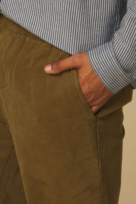 Faguo Pantalon Dreuille Pants Woven mid khaki