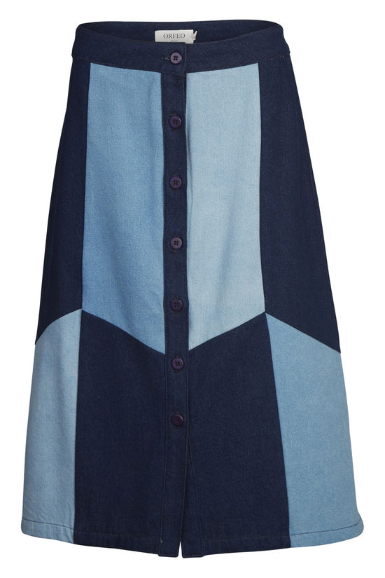 Orfeo Jupe Mindy Patch Denim