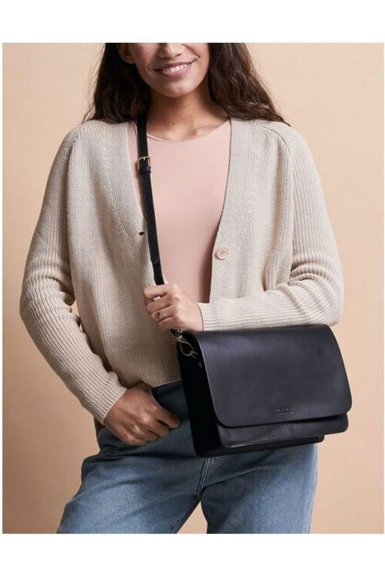 O My Bag Tas Audrey Mini Black 2 Straps Classic Leather black
