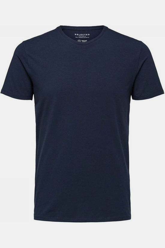 Selected T-Shirt Newpima dark blue