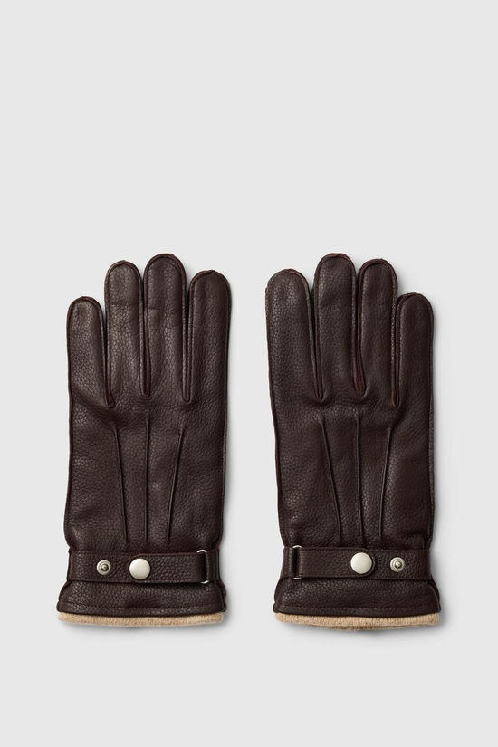 Selected Lederen Handschoenen Delicioso