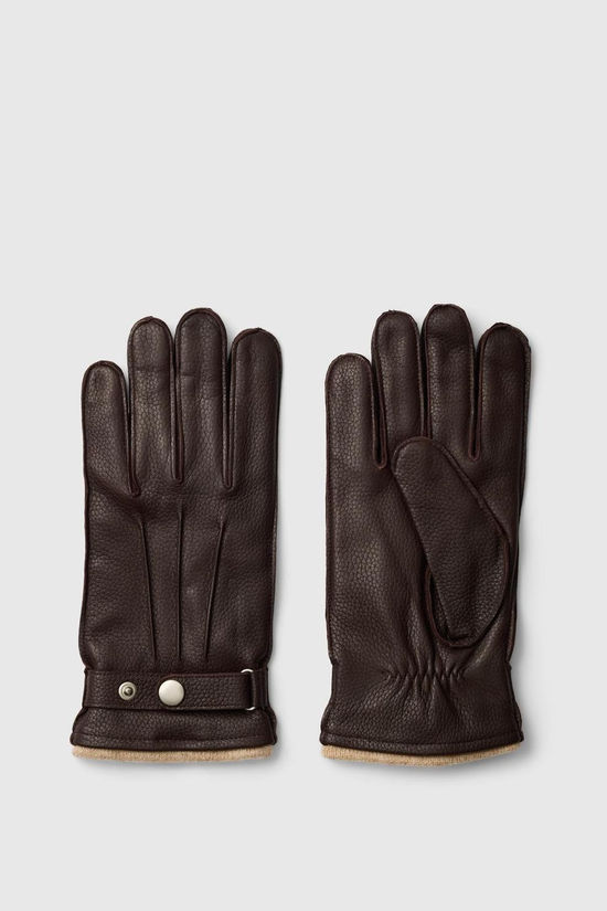 Selected Lederen Handschoenen Delicioso