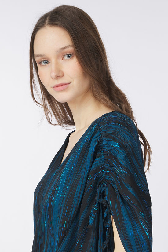 CKS Femmes Chemisier Shearest Digital Rain Aop