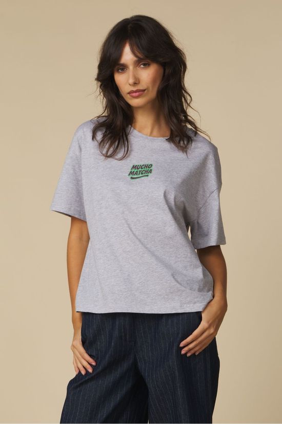 Four Roses T-Shirt 9569 Grey Chine