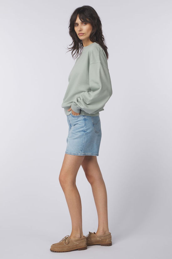 Colorful Standard Trui Organic Oversized Crew Steel Blue