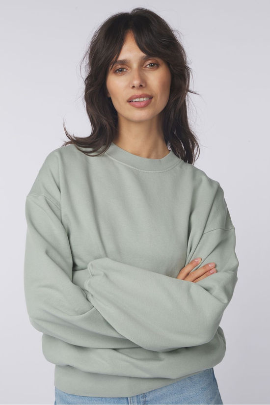 Colorful Standard Trui Organic Oversized Crew Steel Blue