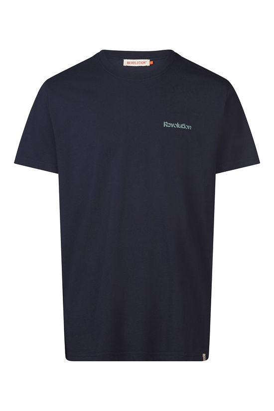 Revolution T-Shirt 1422 Lan Navy