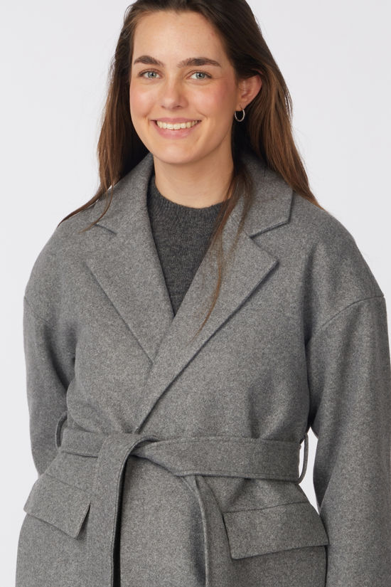 WithBlack Mantel Nanna Wrap Grey Melange
