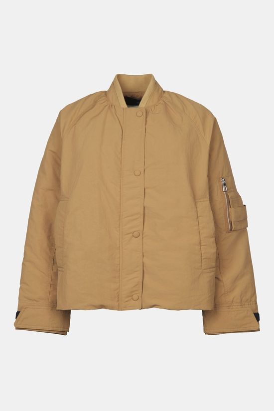 With Black Veste Grappy Dark Camel
