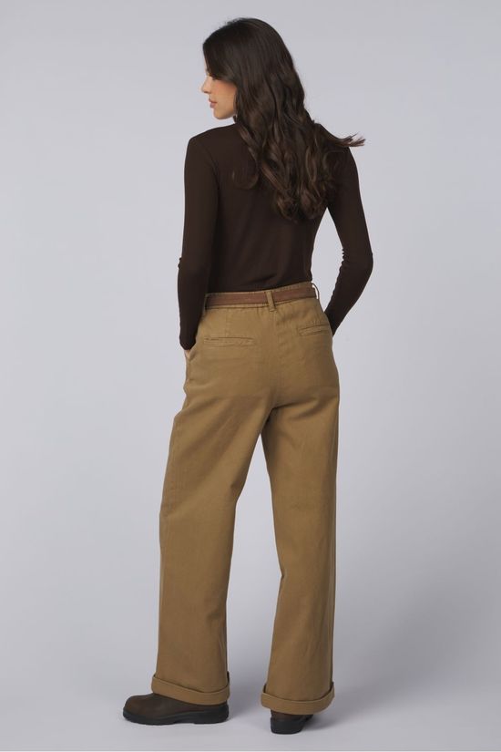 With Black Pantalon Steffis Dark Camel