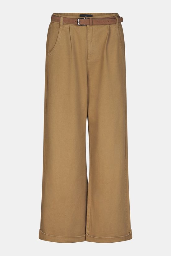 With Black Pantalon Steffis Dark Camel