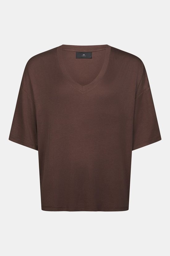 With Black T-Shirt Josefine Cookie Brown