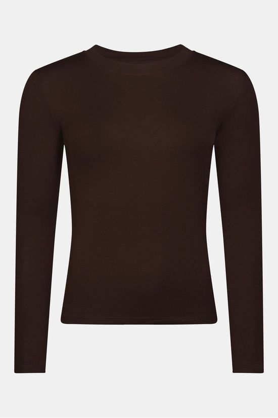 With Black T-Shirt Josefine Dark Brown