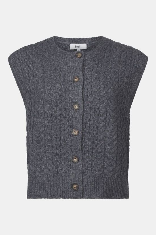 Boii Studios Trui Alice Dark Grey Melange