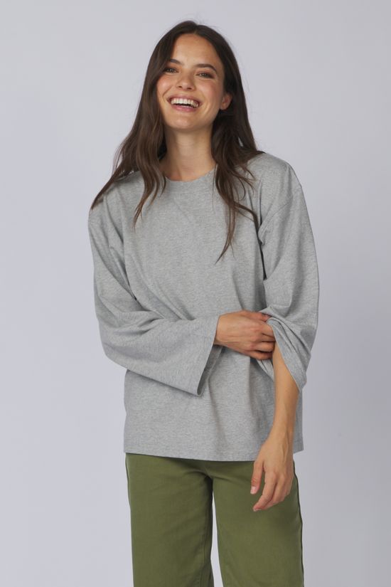 Boii Studios T-Shirt Alberte Grey Melange