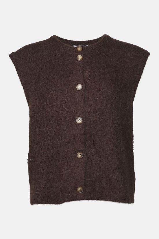 Boii Studios Cardigan Hirse Dark Brown