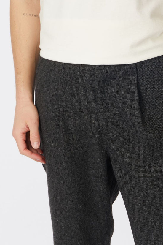 Anerkjendt Broek Jan Pleat Granite Gray