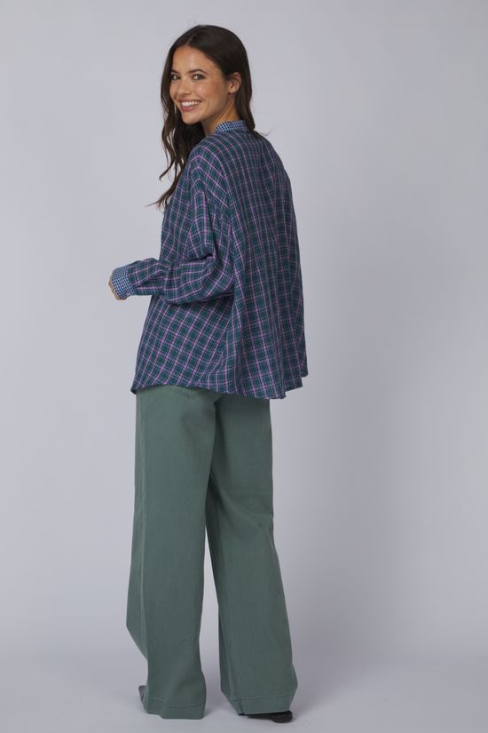 Numph Jeans Hamilton Hr Wide Washed Sea Green Denim