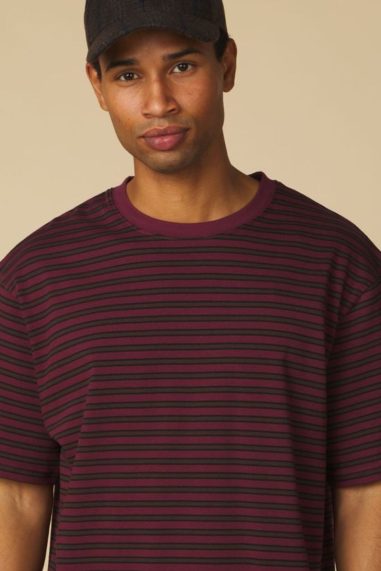 Anerkjendt T-Shirt Akvillads Y/D Ss Tee Vineyard Wine