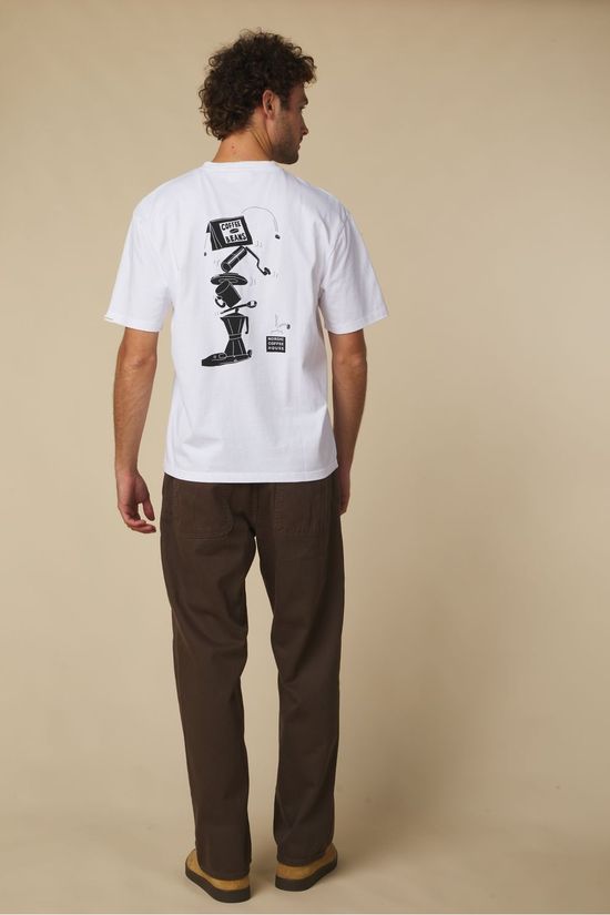 Anerkjendt T-Shirt Akvillads Nordic Ss Tee Bright White